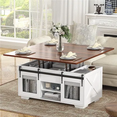 Produktbild von VOWNER höhenverstellbarer Couchtisch, 3-in-1-Multifunktions-Wohnzimmertisch