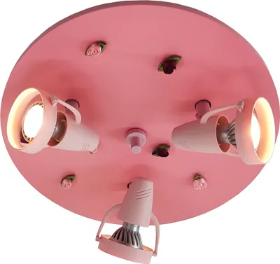Produktbild von Kinder Deckenstrahler Rosa Röschen