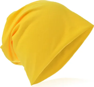 Produktbild von Beanie Muetze Unifarbe Gelb