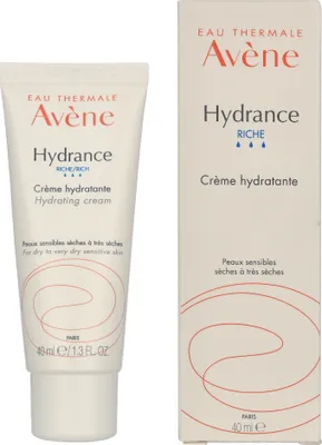 Produktbild von Avene HYDRANCE, Creme, Frauen, Feuchtigkeitsspendend, Feuchtigkeitsspendend, Jeder Hauttyp, 40 ml, Tube