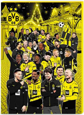 Produktbild von BVB Adventskalender Premium 180g