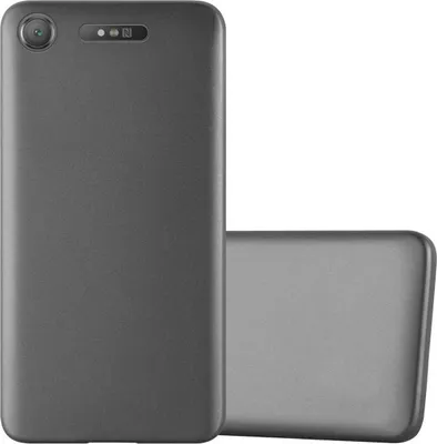 Image de Cadorabo Housse pour Sony Xperia XZ1 Housse en gris Housse téléphone portable TPU Silicone Etui Cover Case