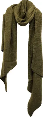 Produktbild von Eleganter Modeschal 220x70 cm, einfarbiger Schal  - Stilvoll & Wärmend Dunkelgrün