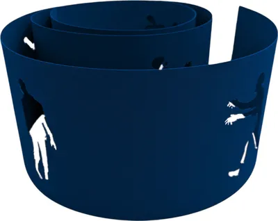 Produktbild von zaun|zu PREMIUM Sichtschutzstreifen mit Motiv Halloween Zombies Enzianblau 2,55m