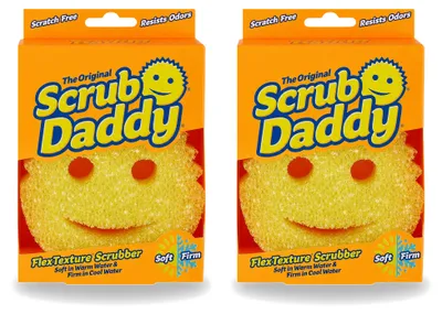 Produktbild von 2 x Scrub Daddy Reinigungsschwamm - Texturändernd - Vorteilspackung - 2 Stücke