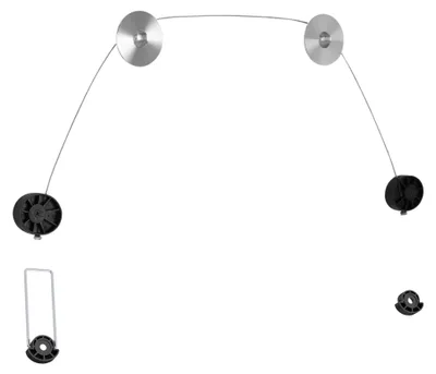 Produktbild von Deltaco ARM-1104, 81,3 cm (32"), 177,8 cm (70"), 100 x 100 mm, 800 x 800 mm, Aluminium, Kunststoff, Stahl, Schwarz