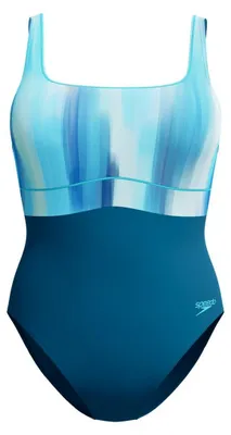 Image de Speedo - Maillot de bain une pièce "Eclipse" pour femmes, modèle IG4670 (Taille S), couleur verte
