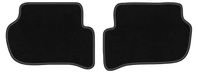 Zdjęcie produktu dla Dywaniki samochodowe welurowe tylne do: Seat Toledo III (2004-2012, minivan) czarne, dopasowane