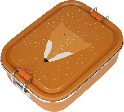 Produktbild von Trixie Baby 59-210, Brotdose, Kind, Mehrfarbig, Silikon, Edelstahl, Abbildung, Rechteckig