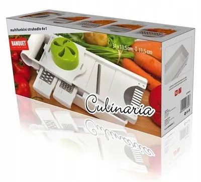 Produktbild von Banquet Multifunktions-Küchenreibe 6-in-1 Gemüseschneider