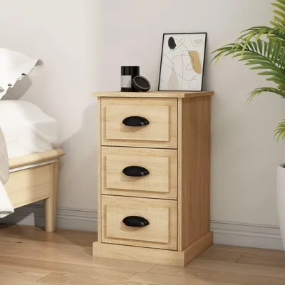 Zdjęcie produktu dla vidaXL Szafka nocna dąb sonoma 39x39x67 cm Materiał drewnopochodny