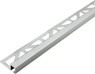 Produktbild von Quadrat-Abschlussprofil Dural Squareline DPSA 1163-SF Titan 11 mm Länge 250 cm Höhe 11 mm