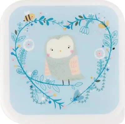 Produktbild von Sass & Belle Brotdose Lunchbox "Waldtier Eule" - 12 cm