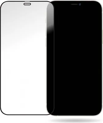 Produktbild von Mobilize Premium iPhone 12 Panzerglas Gehärtetes Glas Displayschutz - Hüllenfreundlich - Schwarz