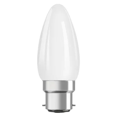 Obrázek produktu pro Ledvance Classic Performance LED žárovka B22d se svíčkou Matt 4,8W 470lm - 827 Extra teplá bílá | Stmívatelná - náhrada za 40W