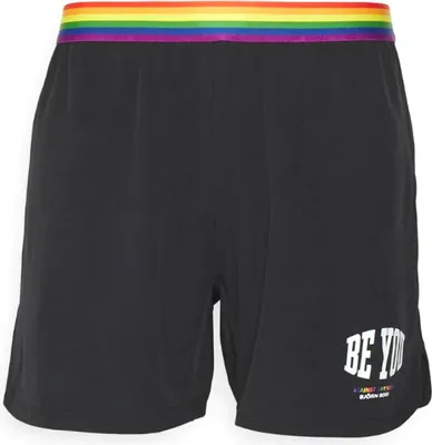 Produktbild von Björn Borg - Herren - Borg Be You Pride Shorts - Bunt/Schwarz - Gr. S