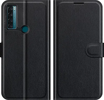 Produktbild von Mobigear Classic  TCL 20 SE Hülle Klapphülle Geldbörse - Schwarz
