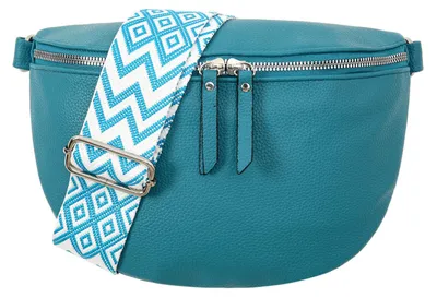 Produktbild von Leoberg Body Bag aus Kunstleder - Umhängetasche in 311109-Blau-9