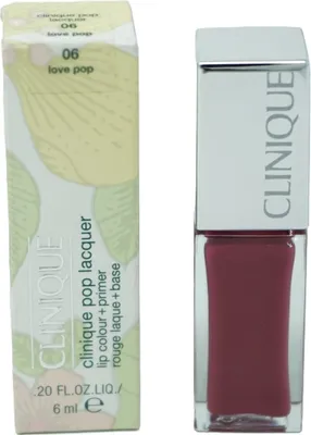 Produktbild von Clinique Pop Lacquer lip colour + primer rouge Lippenstift 6ml / 06 love pop