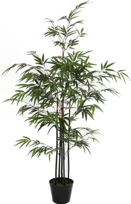 Image de Plante artificielle bambou Ø 75 H 120 cm vert