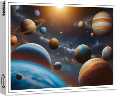Produktbild von raxxa Premium-Puzzle "Universum #2", 1000 Teile