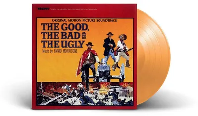 Image de Ennio Morricone (1928-2020) : Le Bon, la Brute et le Truand (Édition limitée) (Vinyle orange)