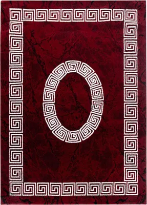 Image de 120x170 cm Pièce moquette Plus 8009 rouge