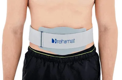 Produktbild von Reh4Mat Universaler Nabelbruch Bandage - One size - Grau