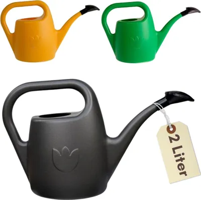 Produktbild von Gießkanne 2 Liter mit Brausekopf Gießkanne Zimmerpflanzen Mini Giesskanne Klein Blumengießkanne Kunststoff Zimmergießkanne Innen Gartengießkanne Outdoor