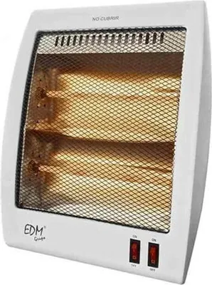 Imagen del producto de Estufa de cuarzo EDM 07109, color blanco, 1000 W
