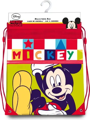 Produktbild von Disney Mickey Mouse Turnbeutel Stylische Gymbag für Schule und Sport