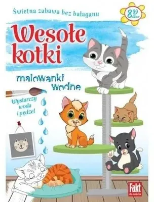 Immagine prodotto di Un fatto per i più piccoli. Disegni da colorare con l'acqua. Gattini allegri - opera collettiva
