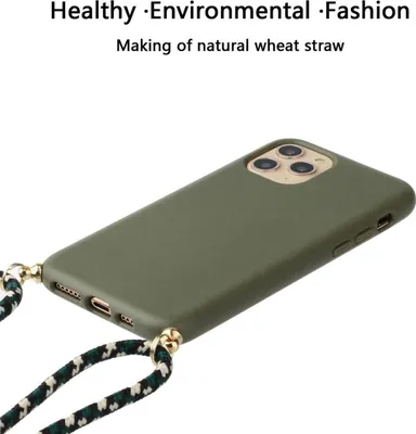 Produktbild von Hülle für Apple iPhone 14 Pro Max Handyhülle Silikon Case Handykette Cover Band