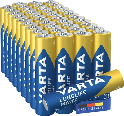 Produktbild von Varta Batterie LONGLIFE Power (High Energy) AAA Micro  40St.