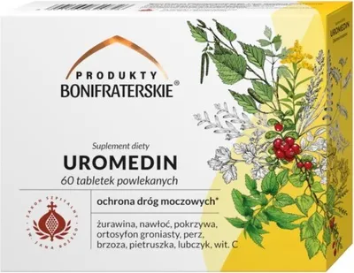 Produktbild von Bonifraterskie Products Uromedin 60 Tabletten.