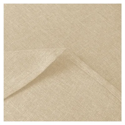 Produktbild von Tischdecke oval ecru 160x260 cm Leinenoptik Lotuseffekt Tischwäsche Wasserabweisend Tischtuch