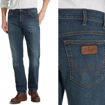 Produktbild von Wrangler TEXAS Vintage Tint klassische gerade Denim-Hose W31 L34