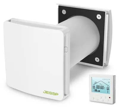 Wohnraumlüftung mit Wärmerückgewinnung, Ø160 mm, WLAN, F7-Filter