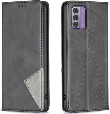 A product shot of a phone case, shown from two angles.