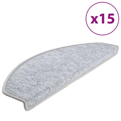 Tappetini Per Scale VidaXL - Set 15 Pezzi 65x21x4 Cm, Rosso, Antiscivolo E Fonoassorbente
