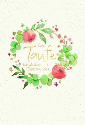 Produktbild von Taufe Skorpion's Art Karte mit Briefumschlag Rosenkranz