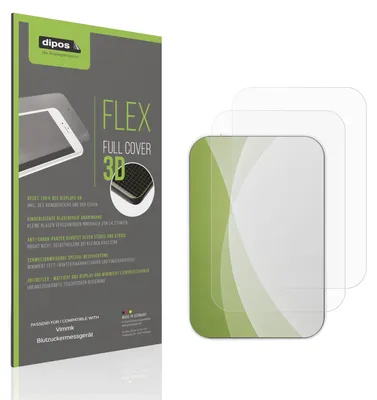 Image de 2x Full Cover mat Film pour Vimmk Blutzuckermessgerät Film de protection ecrán
