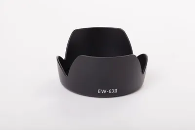 Produktbild von vhbw Gegenlichtblende kompatibel mit Canon EF 28-105mm f/3.5-4.5 II USM 58mm Objektiv, Schwarz, Kunststoff, tulpenförmig, 9,5 cm