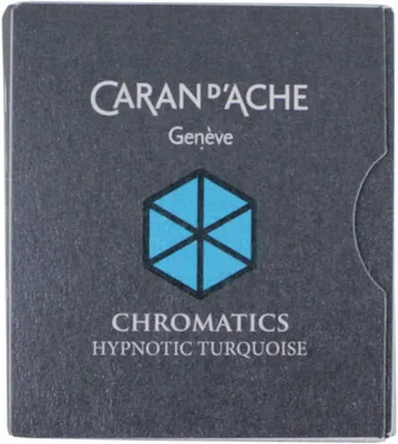 Productafbeelding van Caran d'Ache .191 inktcartridges - Hypno Turquoise (Pack van 6)