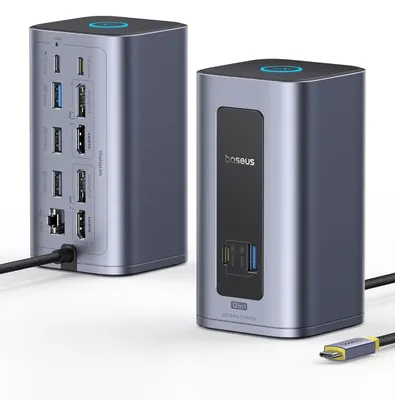 Obrázek produktu pro Baseus Dokovací stanice 12 v 1, USB-C, 100W, 4K HDMI, Ethernet