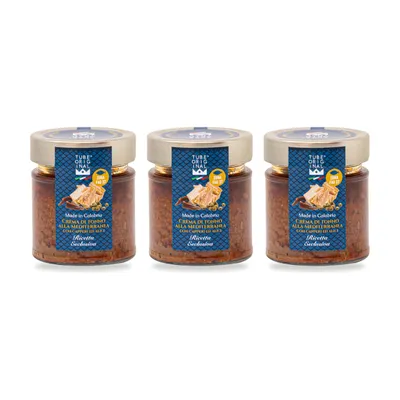 Productafbeelding van TubeORIGINAL Tonijncrème met kappertjes en ansjovis, tonijn 30% – Voordeelpak 3 stuks (3 × 190 g)