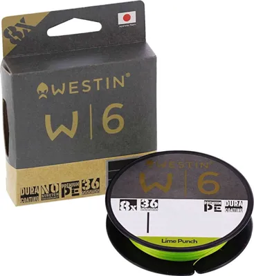 Produktbild von Westin W6 8 Braid Lime Punch 135m 0.235 mm 13.3kg