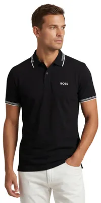 Produktbild von Boss Green Paul Polo dunkelblau einfarbig kurzarm