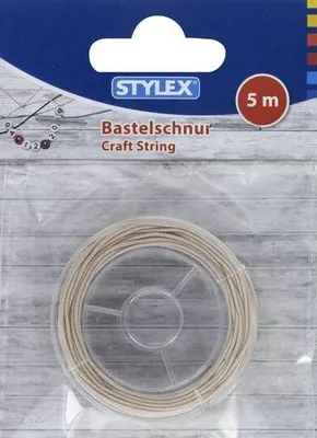 Obrázek produktu pro Řemeslná šňůra elastická 5 m v roli ROSA tloušťky 0,8 mm