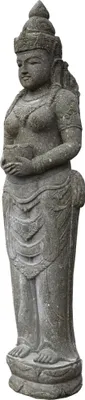 Immagine prodotto di Stonox Buddha statua Rourkela Basanit resistente al gelo 45x45x150 cm